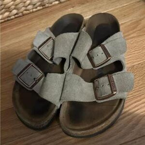 Birkenstock Arizona Suede Leather - tan
